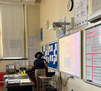 classroom session during Allegheny Traditional Academy tour